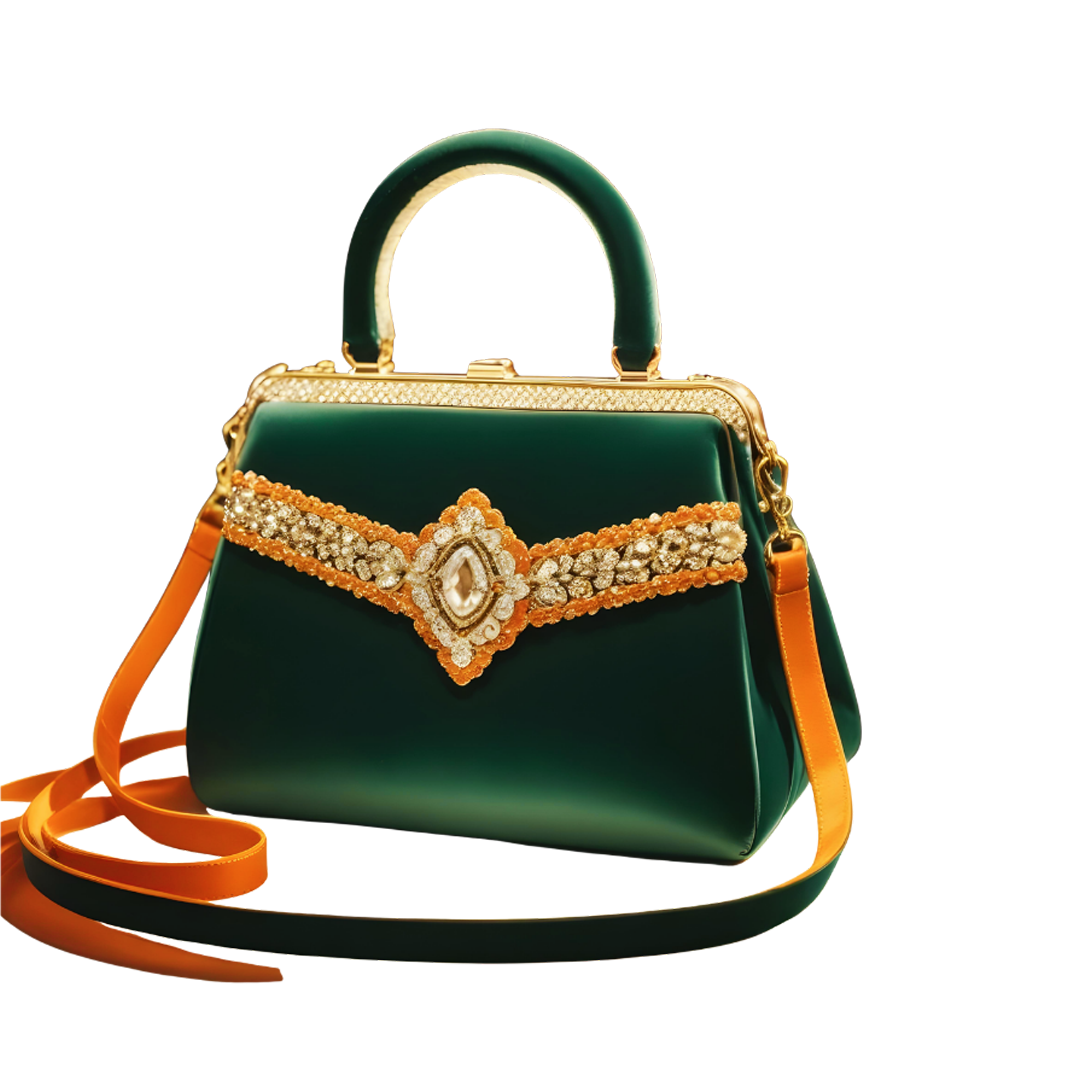 Emerald Jewel Satchel